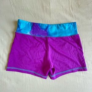 Athletic spandex shorts